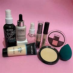 KA CAYLA Liquid Highlighter Makeup Combo Set With 8 Amazing Cosmetic Sets For Dashing Looks,